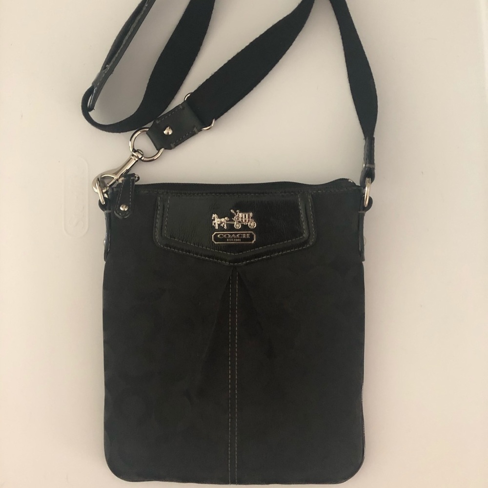 Coach Black Signature Crossbody Bag